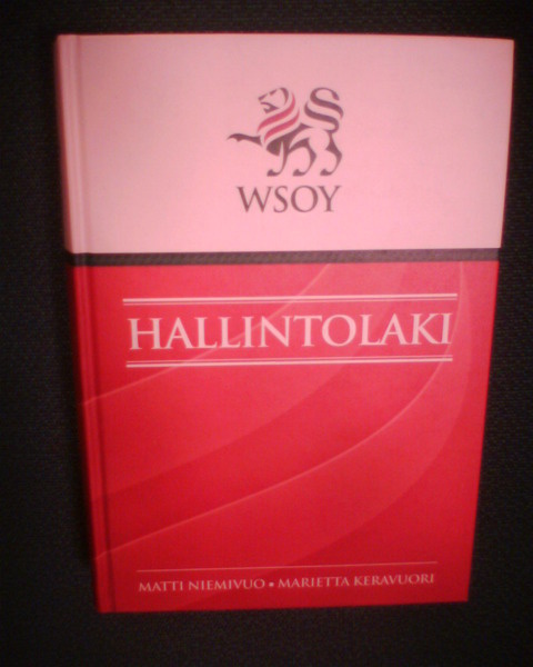 Niemivuo - Keravuori : HALLINTOLAKI ( 1 p. 2003 ) Sis.pk:t