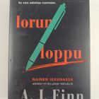 A. J. Finn : Lorun loppu - pikkukuva 1