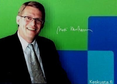 Matti Vanhanen Postikortti