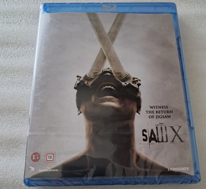 Saw X   Blu-Ray  Uusi