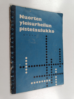 Toivo Ahjopalo : Nuorten yleisurheilun pistetaulukko