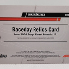 2024 Topps Finest Mika Häkkinen Receday relic /75 - pikkukuva 2