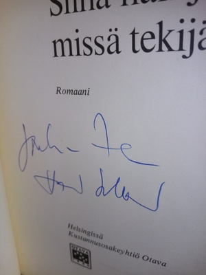 Hannu Salama : Siinä näkijä missä tekijä ( SIGNED)
