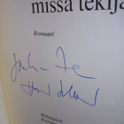 Hannu Salama : Siinä näkijä missä tekijä ( SIGNED) - pikkukuva 1