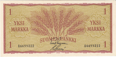 1 Markka 1963 A-sarjaa, Sacklén!