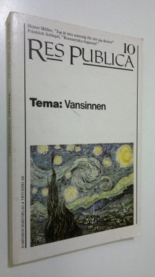 Res Publica 10 - Tema : Vansinnen