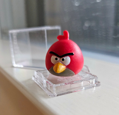 Angry bird tiny toppers