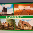 Inarin seurakunnan kirkot, 4 kuvaa, kulkematon kortti - pikkukuva 1