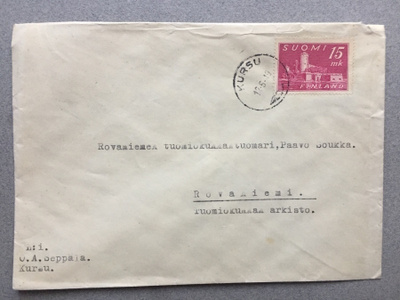 Olavinlinna 15mk,  Kursu 1949