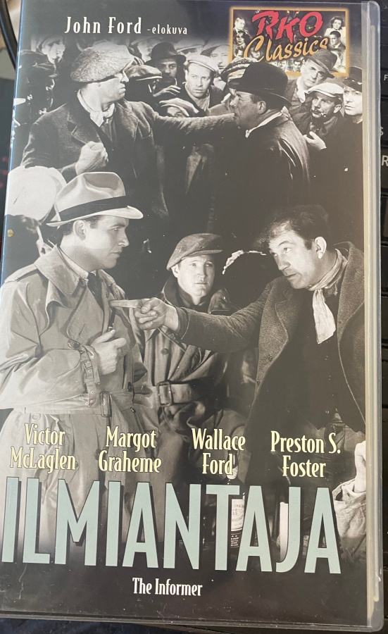 Ilmiantaja (The Informer, 1935) VHS UUSI!