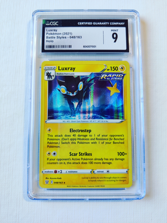 Luxray Battle Styles 048/163 CGC 9