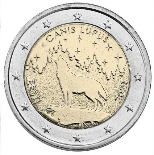 ** VIRO 2€ 2021 Susi pillerissä **