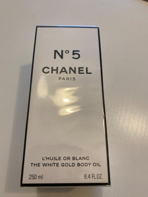Chanel vartaloöljy 250 ml valkokulta