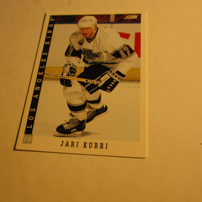 score lätkäkortti kings -93 jari kurri