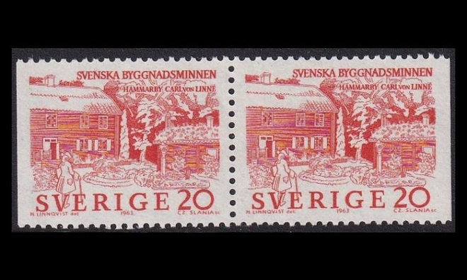 Ruotsi 511DD ** Historiallisia rakennuksia (1963)