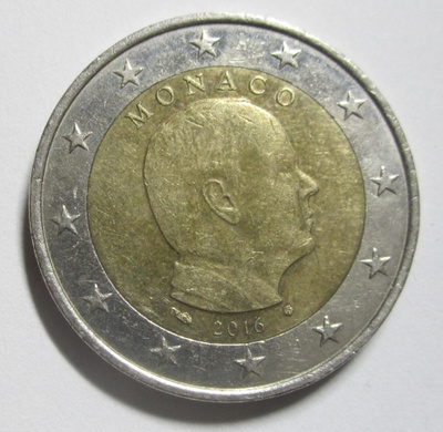 Monaco 2 € 2016 (CIRC)