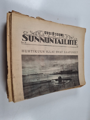 Uusi Suomi sunnuntailiite nrot 14-52/1927