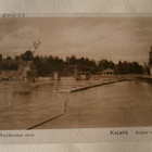 Kajaani, Ämmäkosken sulut, vanha mv pk, 1923, ei p. - pikkukuva 1
