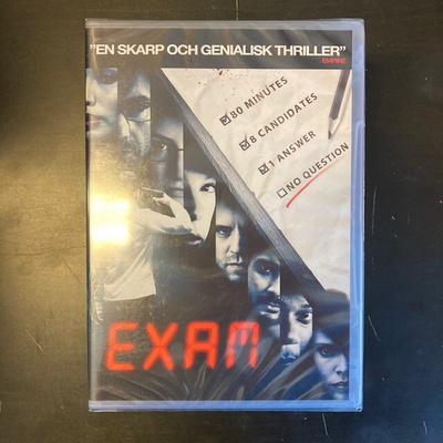 Exam DVD (UUSI)