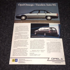 Esite Opel mallisto 1987. Kadett, Omega, Ascona, Corsa - pikkukuva 2