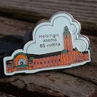 Helsingin Asema - 80v. Pinssi. Halkaisija - 27mm - pikkukuva 3