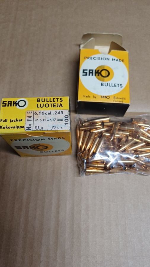 243 Sako luoteja 200 kpl