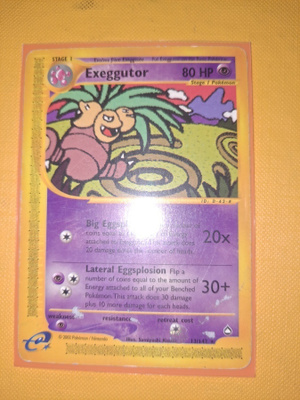 Exeggutor 13/147 Aquapolis Rare card