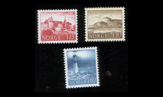 Norja 739-41 ** Käyttösarja rakennuksia (1977)