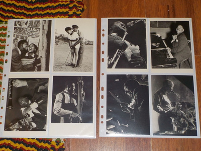 JAZZ & BLUES aiheisia postikortteja 24kpl 1930- 1950-luku