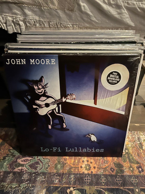 John Moore - Lo-Fi Lullabies sininen vinyyli