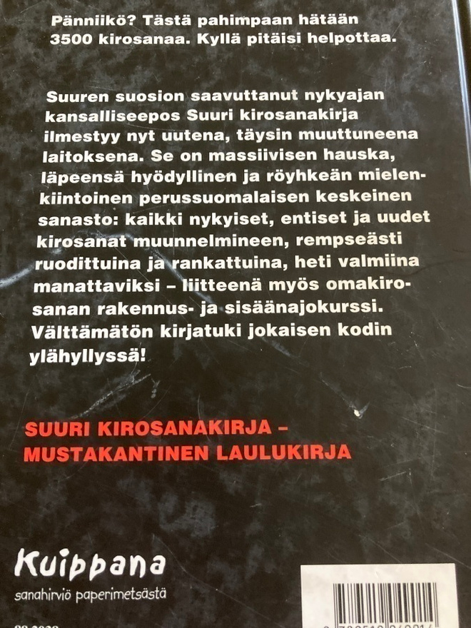 JARI TAMMI: SUURI KIROSANAKIRJA