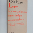 Georg Buchner : Lenz - Le messager hessois, caton d'utiqu... - pikkukuva 1