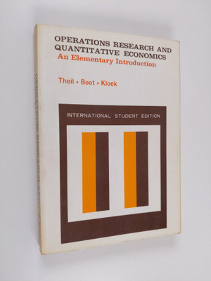 Henri Theil : Operations research and quantitative econom...