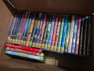 Animaatioelokuvia 29 kpl - Disney / Pixar / muut