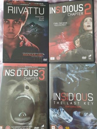 Insidious / Riivattu 1 - 3 + Last Key DVD