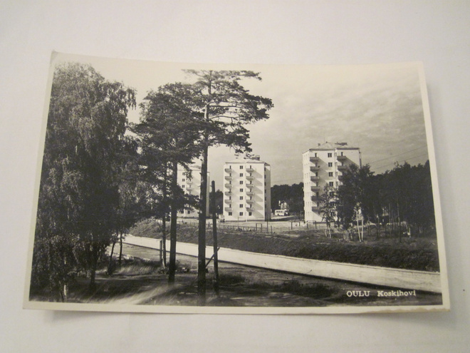 VANHA Postikortti Oulu 1950-l Alkup.Mallikappale