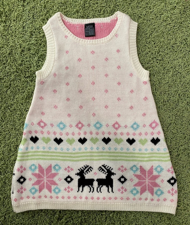 Talvinen neulemekko, koko 98/104 cm, uudenv.