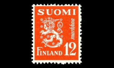 381 ** Leijona 12 mk punainen (1950)