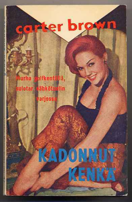 Brown, Carter: Kadonnut kenkä (CB #43; 1.p.,nid., 1964)