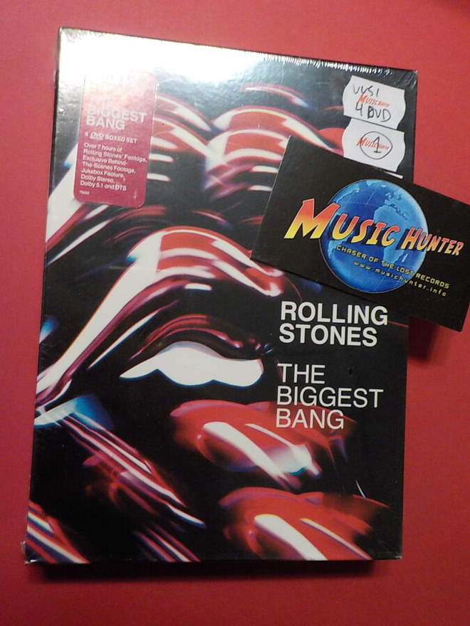 ROLLING STONES - THE BIGGEST BAND UUSI 4DVD BOKSI