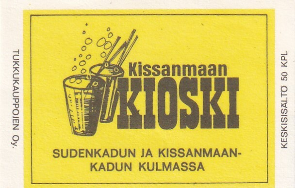 Tampere. Kissanmaan kioski .  s89