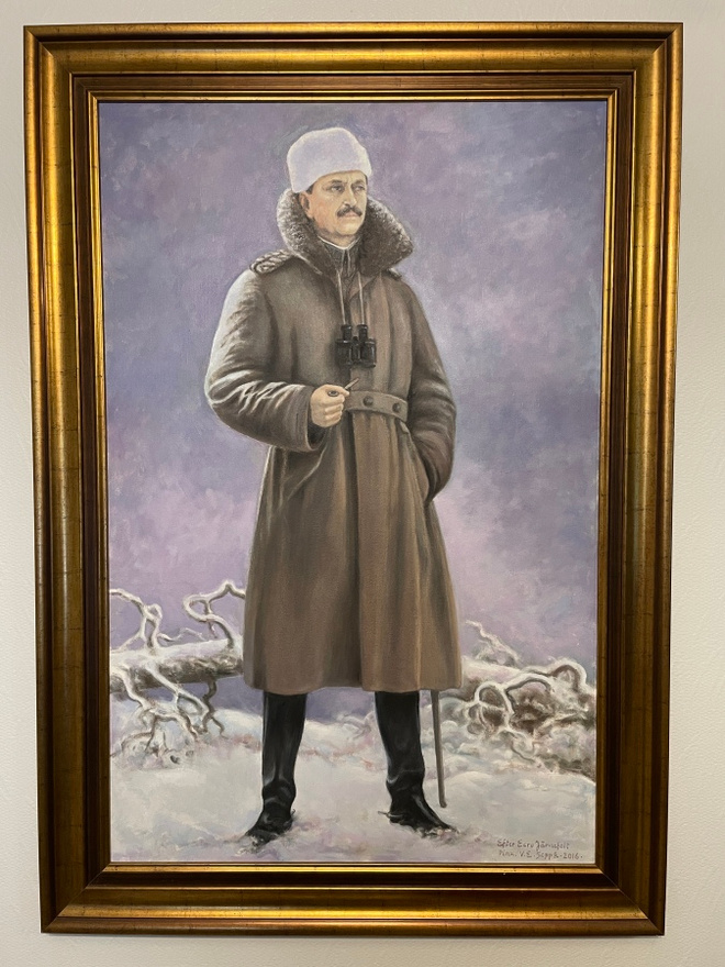 Mannerheim öljyvärimaalaus Eero Järnefelt pinx Veli Seppä