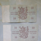 10 Markkaa x2 Litt A J ja K sarjaa - pikkukuva 2