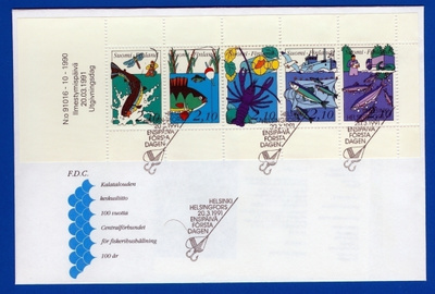 FDC – Kalastus, ammatti- ja virkistys 20.3.1991,V. 1133-7