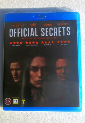 Official Secrets Blu-ray