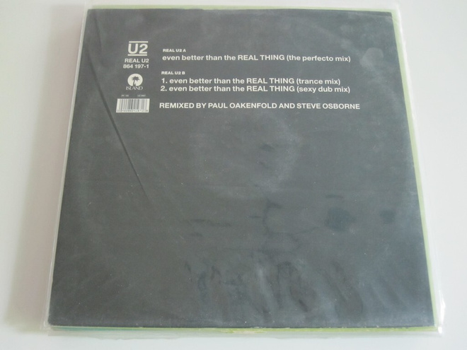 U2: Even Better Than The Real Thing 12" Promo