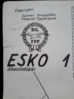 ESKO 1. Alkeisliidokki kokomisohje 1974