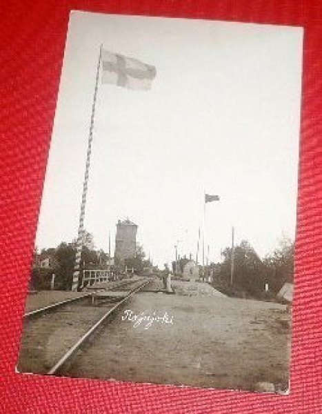 Rajajoki - Suomen lippu ( Terijoki ) (K9)