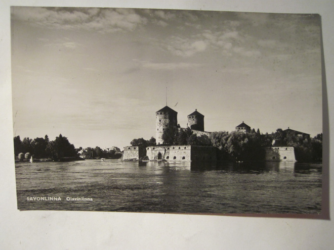 VANHA Postikortti Savonlinna 1930-l Alkup. Mallikappale