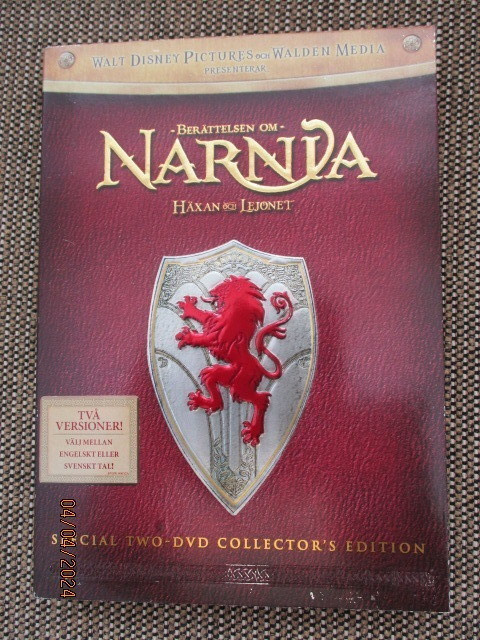 NARNIA - VELHO JA LEIJONA (2 x DVD)